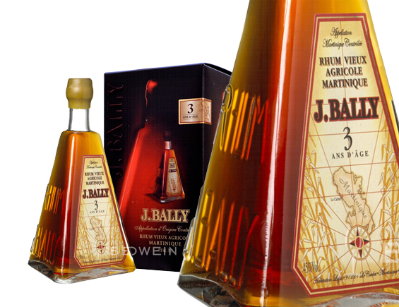 Rhum Bally Pyramide 3 Ans Sous étui