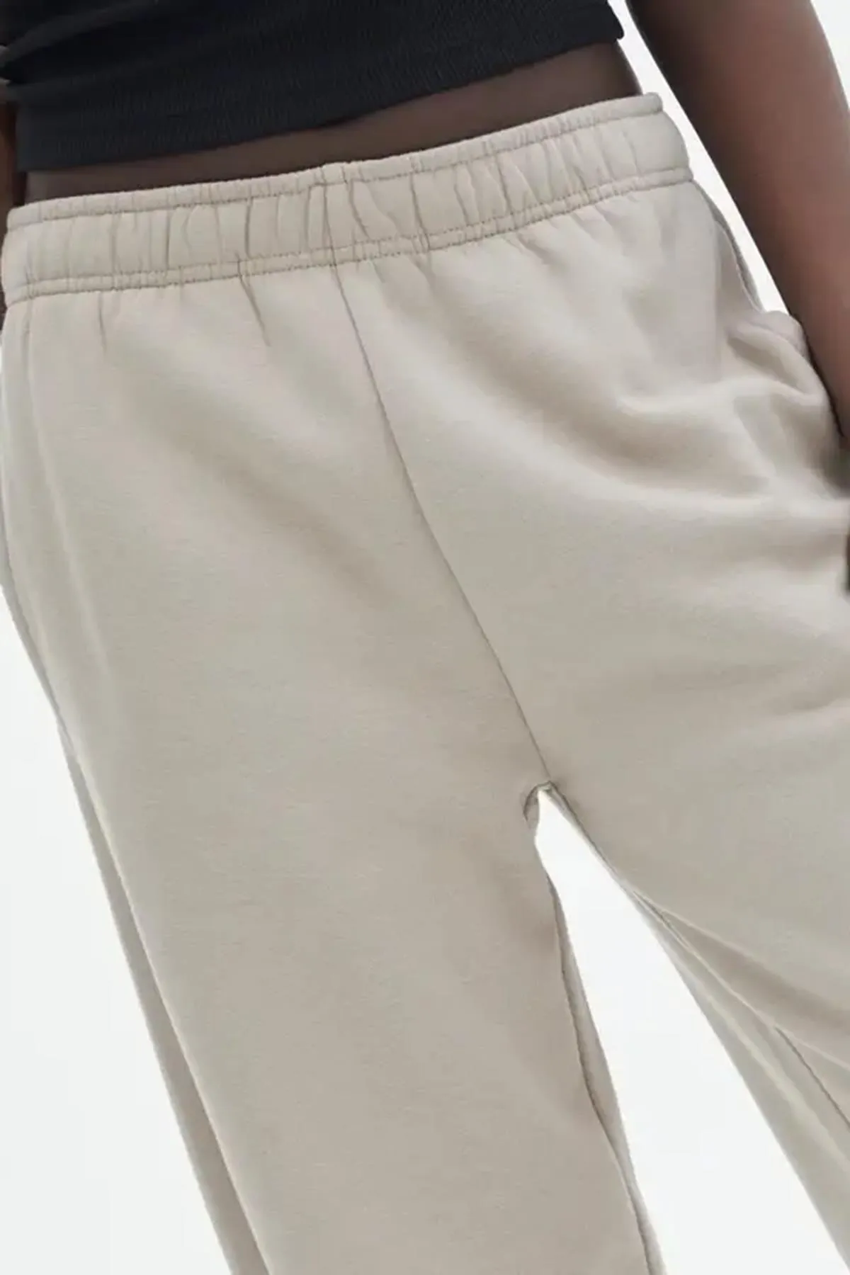 Madmext  Jogginghose - Beige - Straight