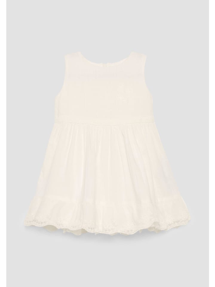 s.Oliver Kleid kurz in Creme günstig kaufen