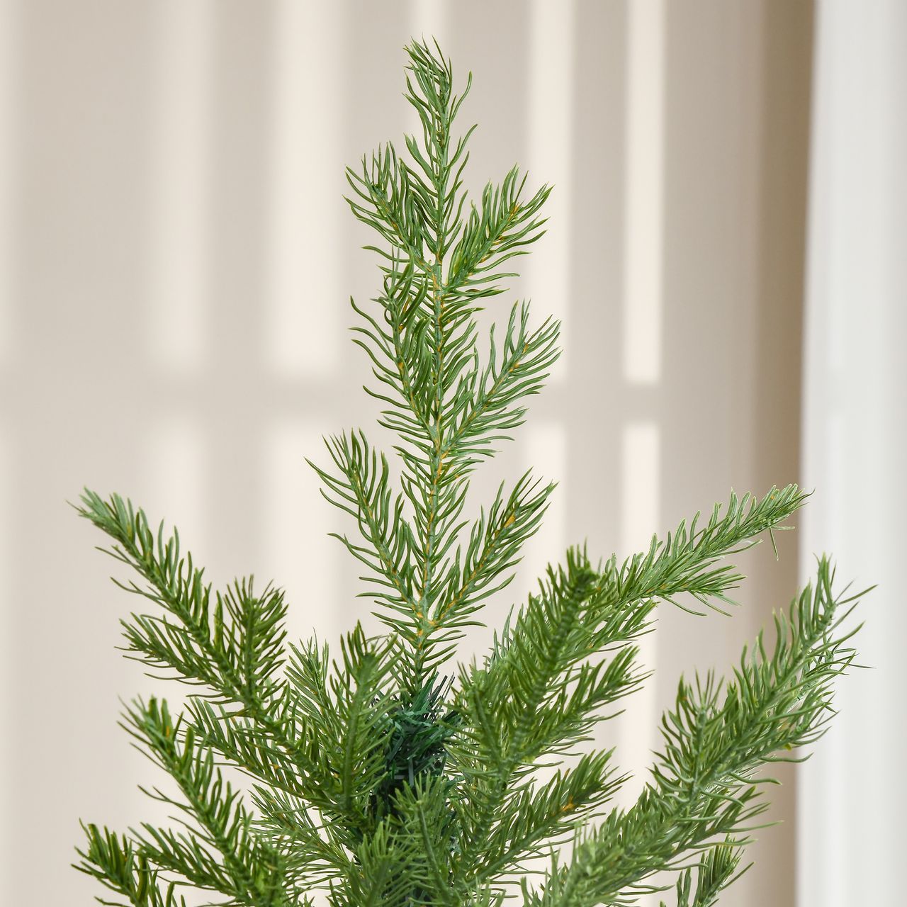 HOMCOM 180 cm Weihnachtsbaum Künstlich Naturgetreu Dichte Zweige mit 1942 Astspitzen realistisches Aussehen Grün