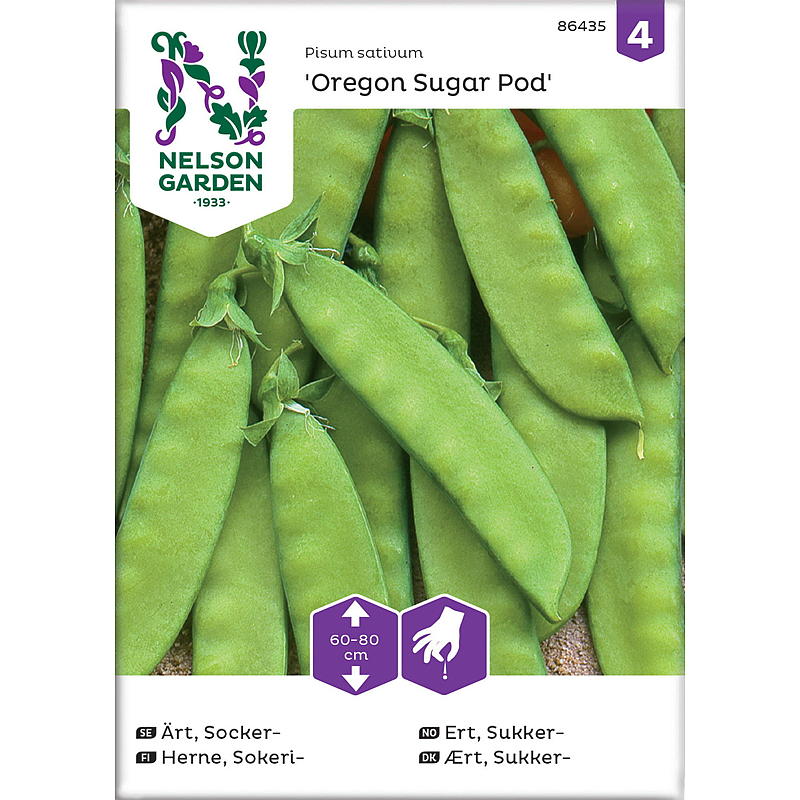 Nelson garden Frø Ert Sukker-, Oregon Sugar Pod