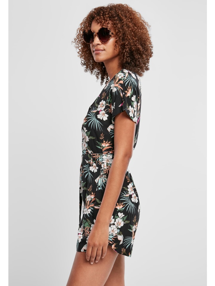 Urban Classics Urban Classics Jumpsuits in black tropical günstig kaufen