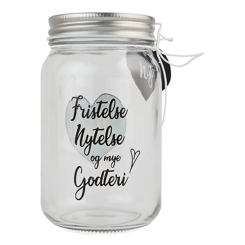 Cuisine Krukke 0,5 l m/lokk og motiv