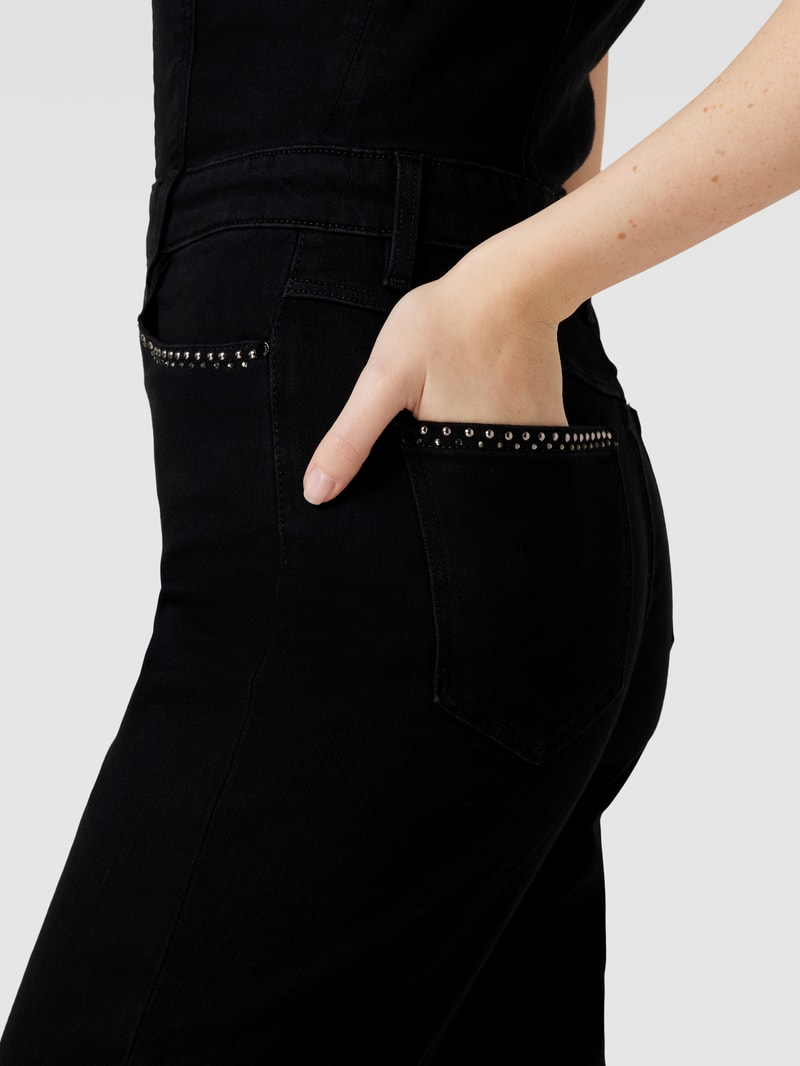 Jumpsuit im Denim-Look Modell 'CONCHITA' in black