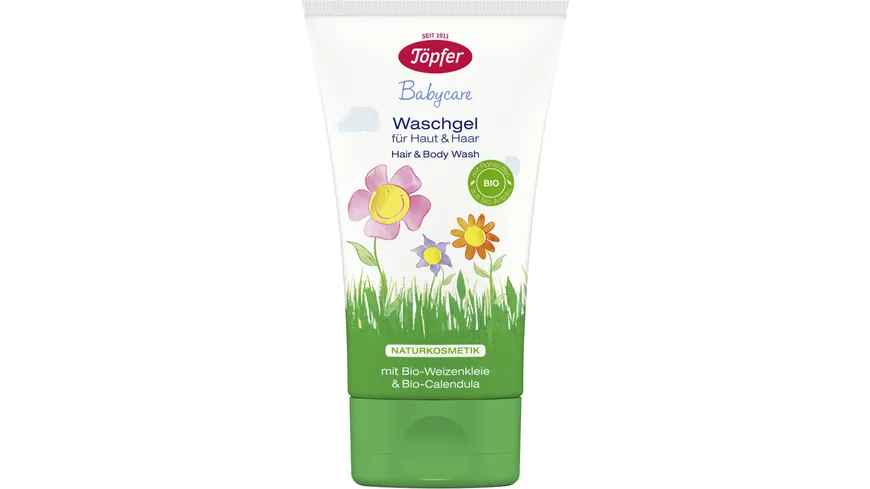 Töpfer Babycare Waschgel für Haut & Haar 150 ml