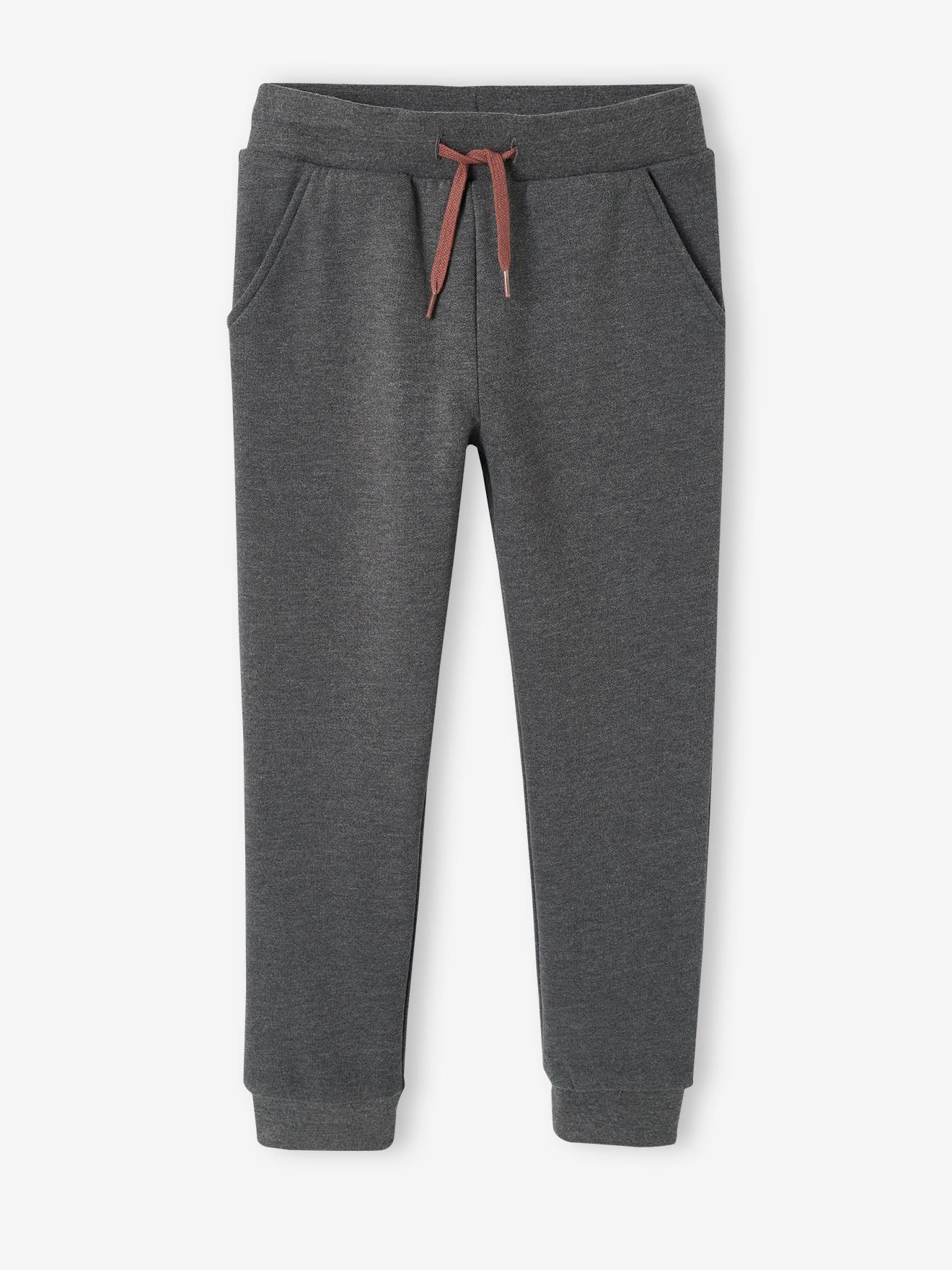 Ensemble sweat à capuche et jogging en molleton fille prune