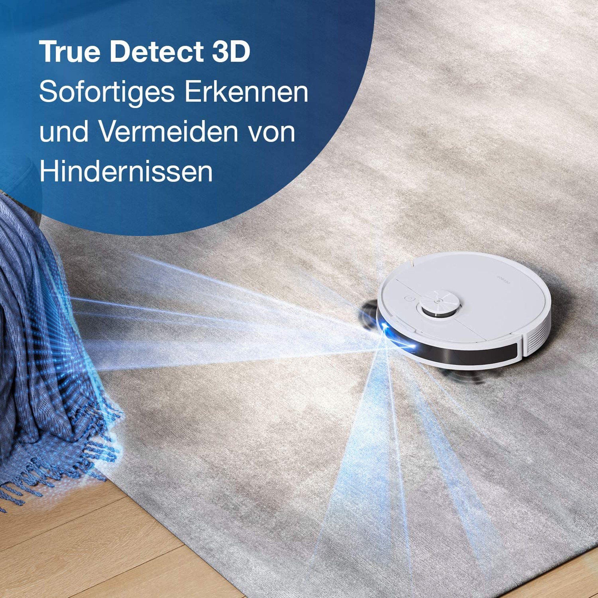 ECOVACS Nass-Trocken-Saugroboter DEEBOT N8 Pro, beutellos, mit modernster Hinderniserkennungstechnologie