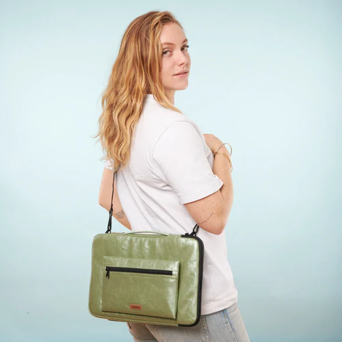 Riverdale 13/14 inch green laptop sleeve