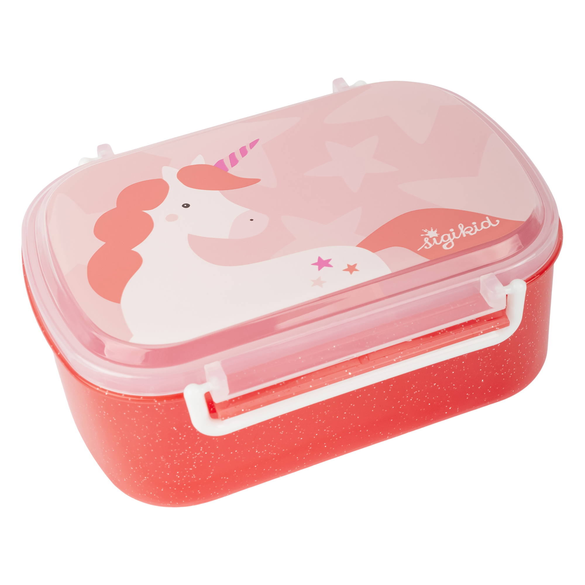 Kinder Brotdose Einhorn, rot