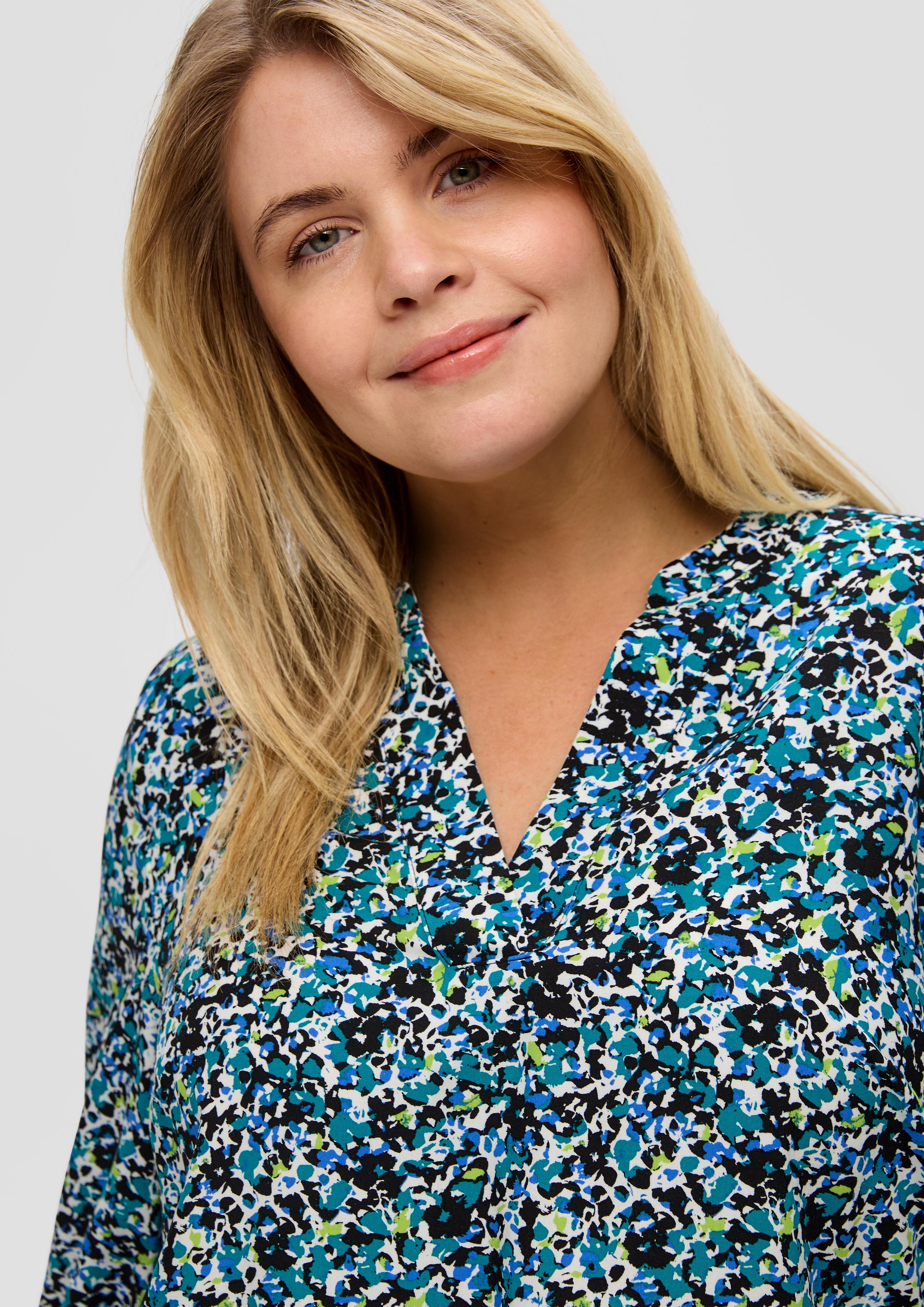 Bluse aus Viskose mit 3/4-Ärmeln  2149217-99A0