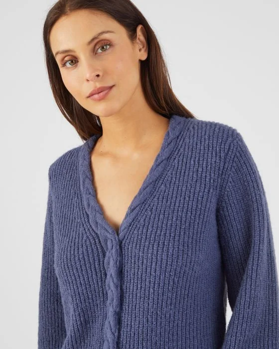 Gilet maille perlée patte torsadée Thermolactyl