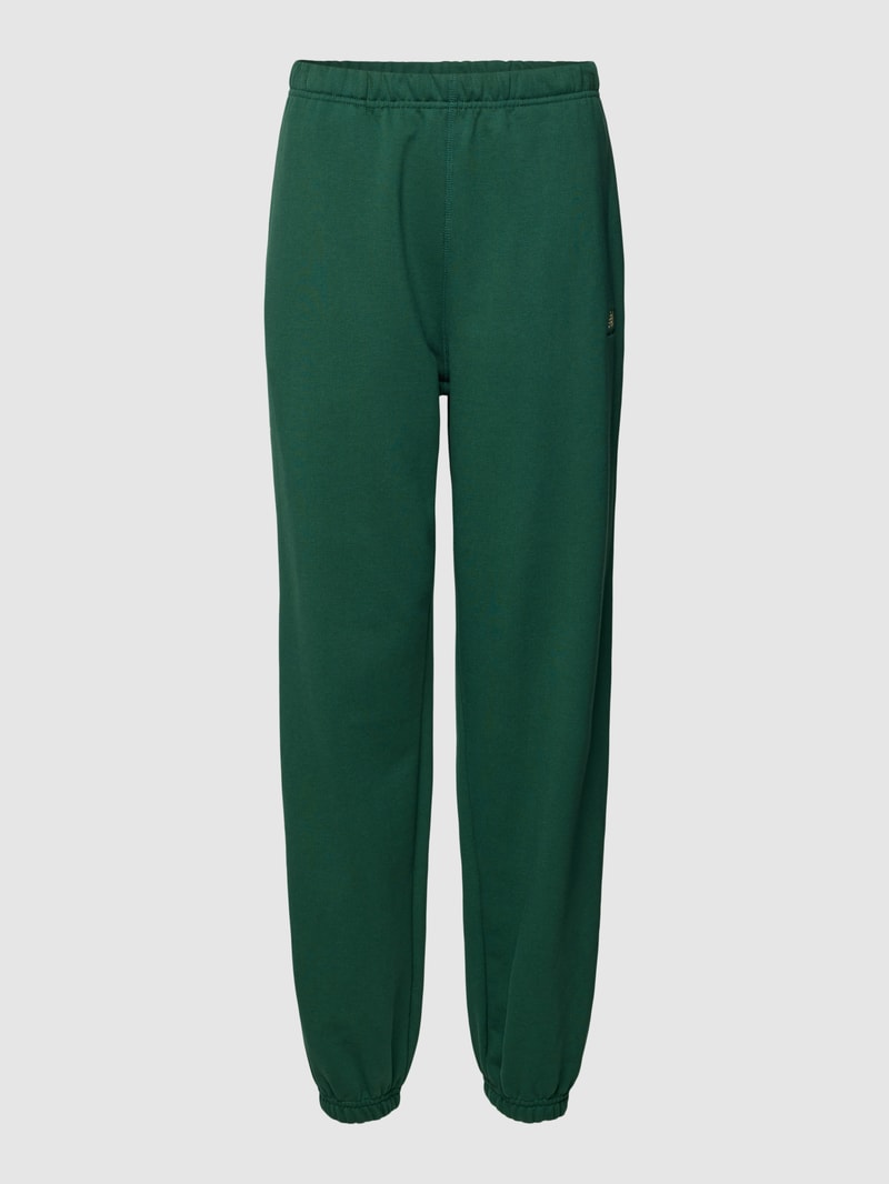 Sweatpants mit Logo-Stitching Modell 'Athletics Remastered' in dunkelgrün