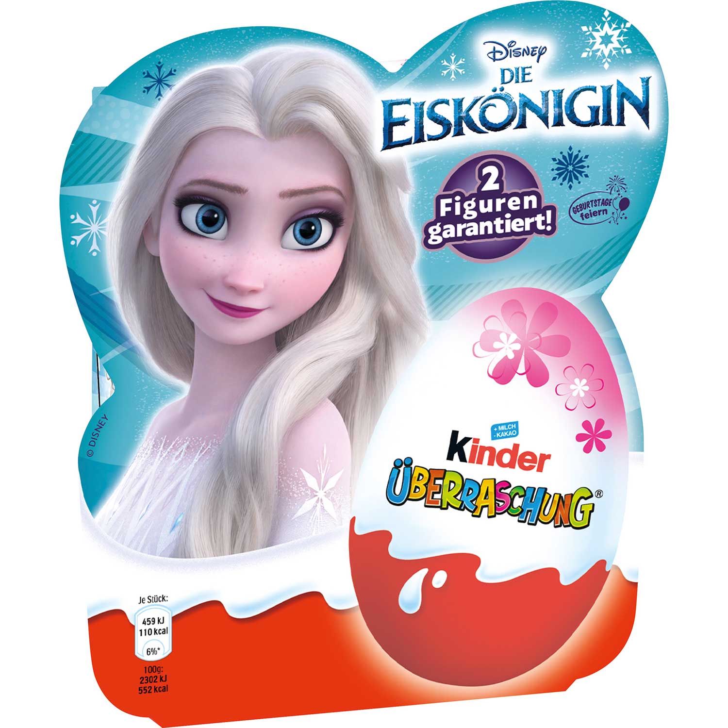 kinder Überraschung Rosa-Ei 'Die Eiskönigin' 4er