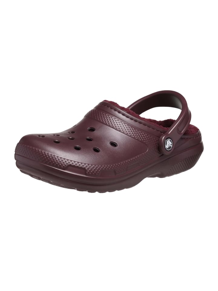 Crocs Clog 'Lined' in dunkelrot günstig kaufen