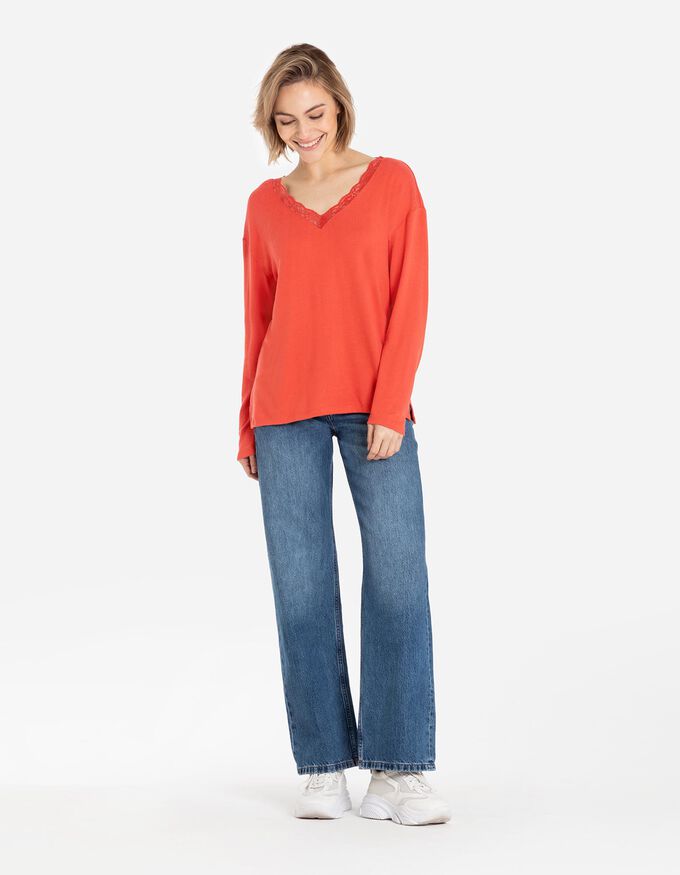 Langarmshirt - LENZING™ ECOVERO™
