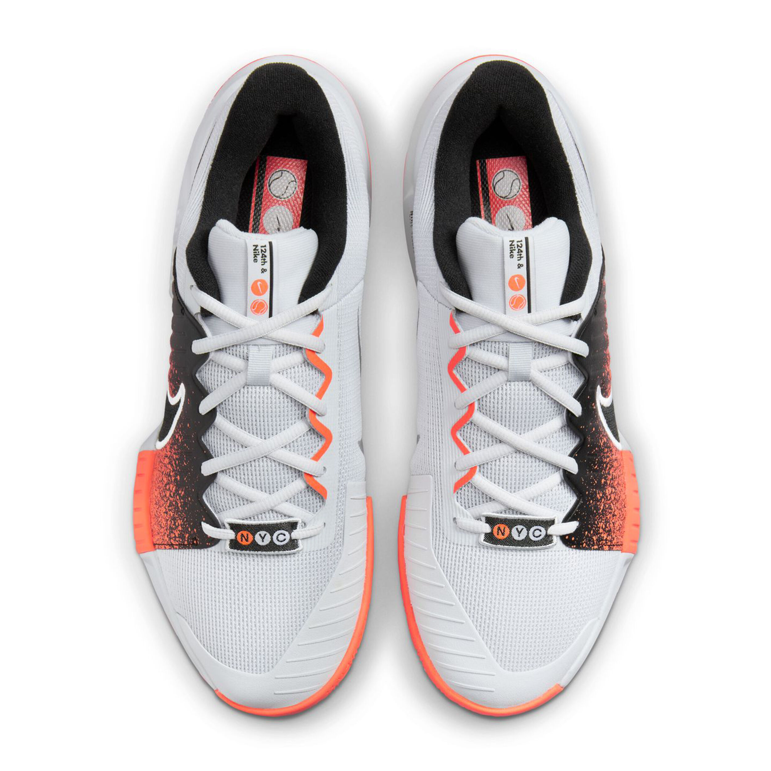 GP Challenge Pro PRM Sandplatzschuh Herren - Weiß, Orange