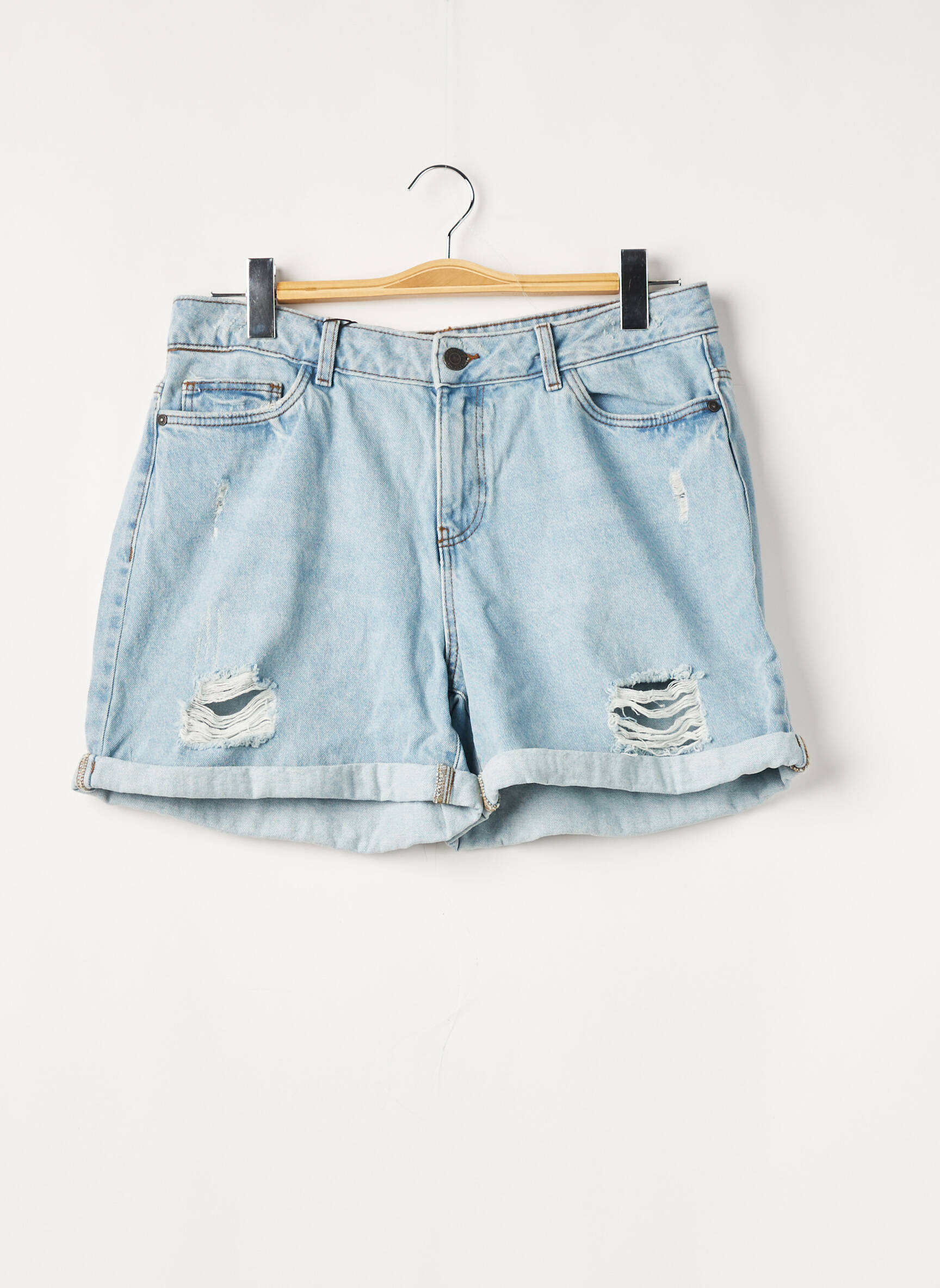 Noisy May Shorts 1 Femme couleur bleu