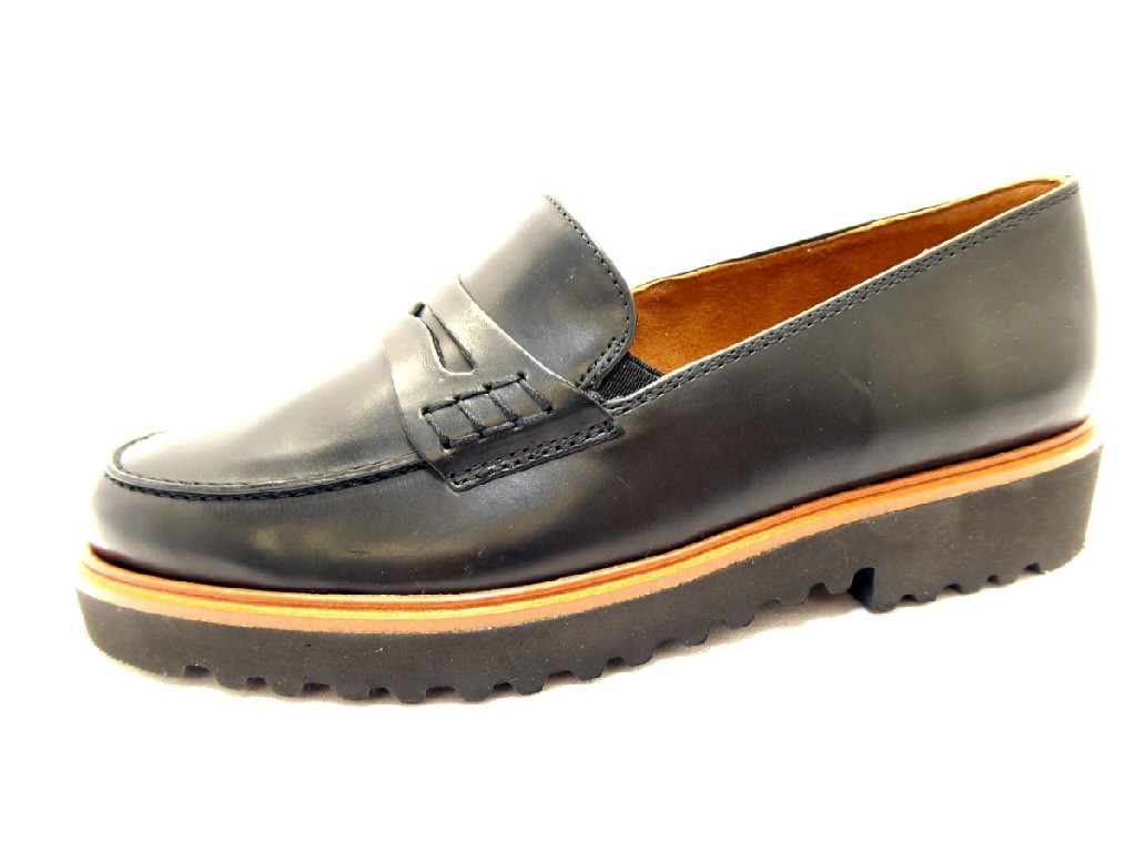 PAUL GREEN Sportliche Slipper schwarz