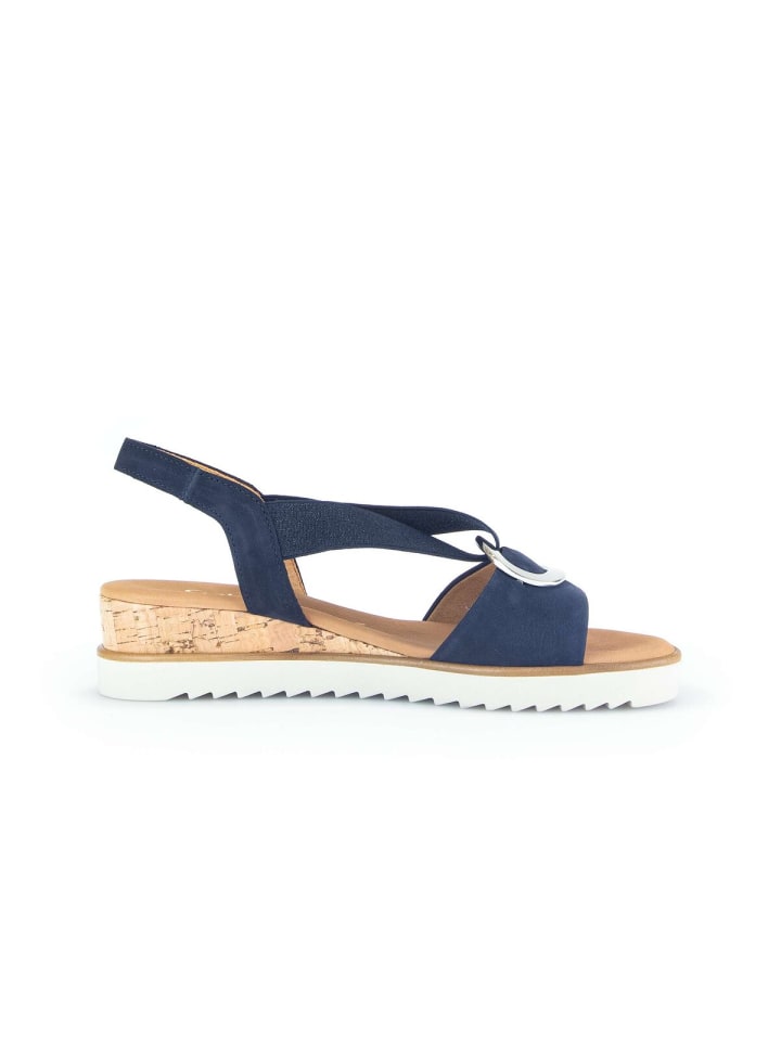 Gabor Comfort Keilsandaletten in blau günstig kaufen