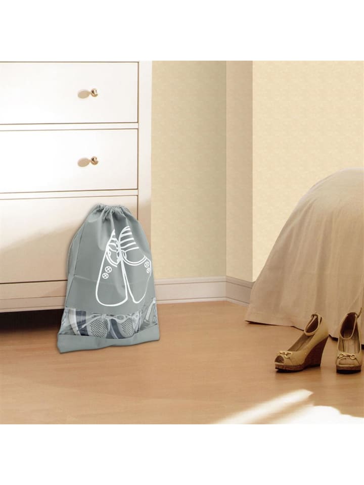 Intirilife 3x Schuhbeutel in GRAU günstig kaufen onesize