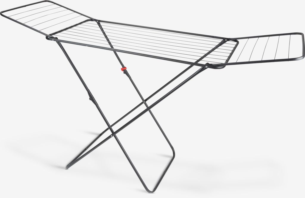 Sèche-linge AXEL, dimensions : largeur 55 cm x longueur 171 cm x hauteur 89/99 cm, gris anthracite