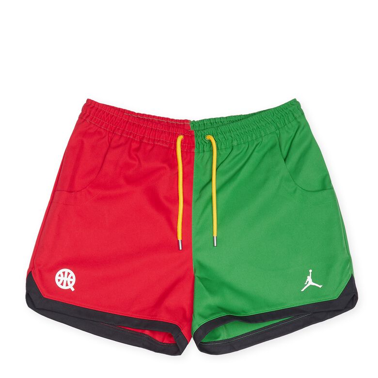 NIKE Air Jordan Wmns Quai 54 Woven Shorts classic green/university red/black