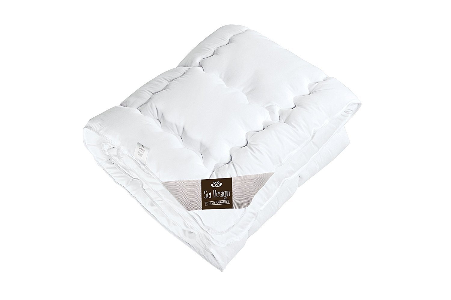 Einziehdecke, SWAN De Luxe Winter 135x200, SEI Design, Füllung: 100% Polyester Mikrofaser, Bezug: 100% Baumwolle, Vegane Alternative zu Daunen