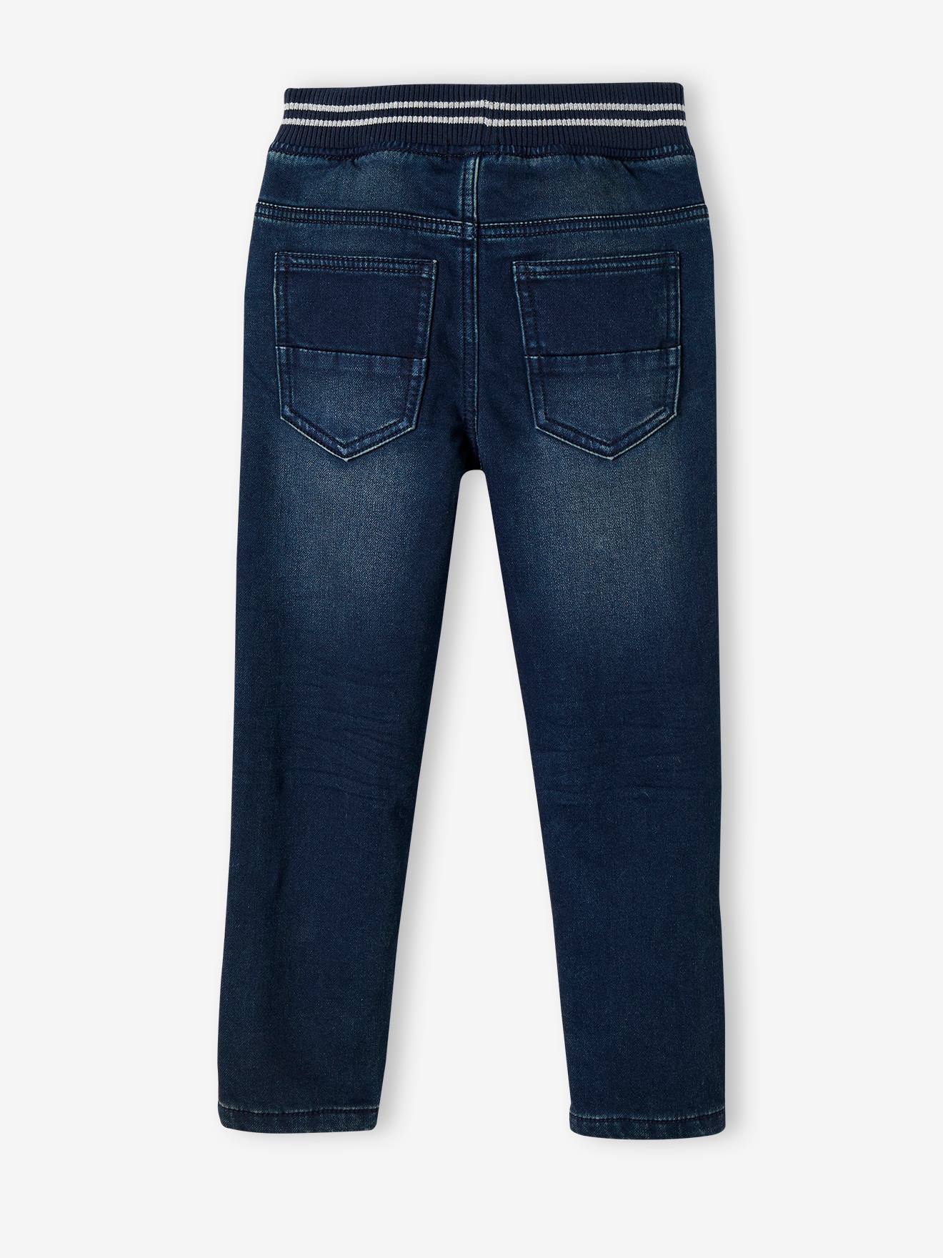 Vertbaudet Bequeme Jungen Thermohose mit Schlupfbund Oeko-Tex - blue stone