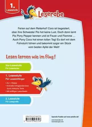 Leserabe - Sonderausgaben: Rabenstarke Ponygeschichten für Erstleser