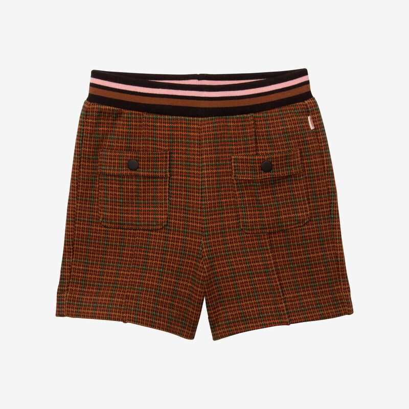 Short fille carreaux beige Catimini
