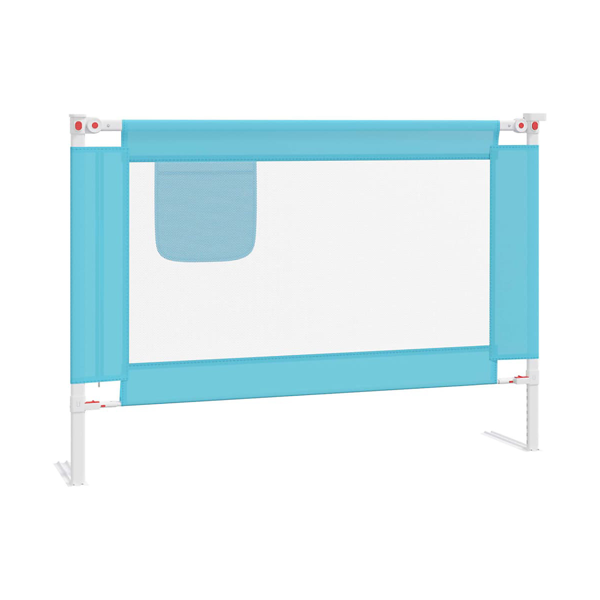 Kleinkind-Bettschutzgitter Blau 90x25 cm Stoff