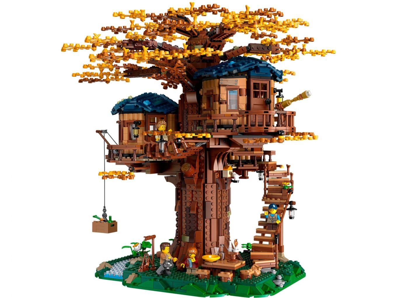 LEGO® Konstruktionsspielsteine LEGO® Ideas - Baumhaus, (Set, 3036 St)