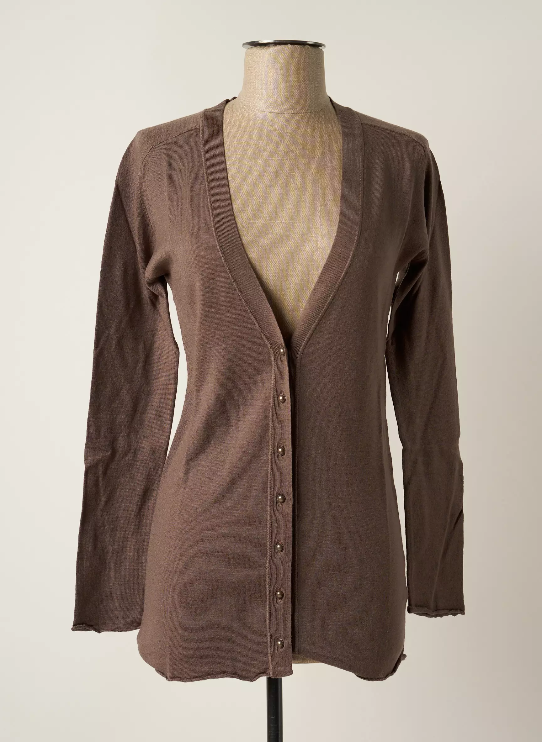 Stefan Green Cardigans Femme couleur marron