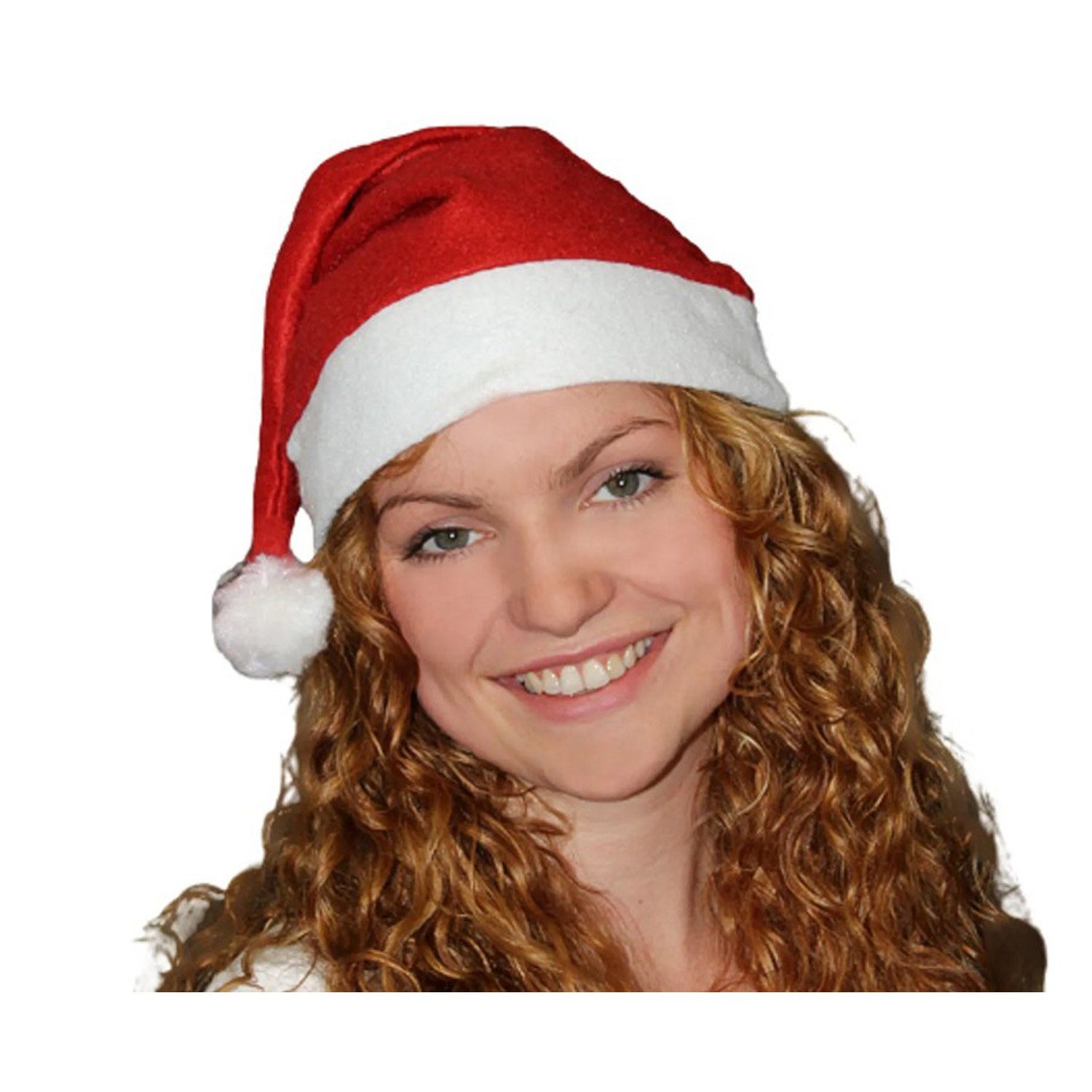 Deggelbam Bommelmütze Weihnachtsmannmütze Nikolausmütze mit Spruch (Partymütze, Glühweinchen, Kornröschen, Obstlerix, Promillifee, Puderzuckerflocke, Santa Rausch, Schneesektchen, Suffine, Trinkerbell, Vodkahontas, Ginchilla, Frohe Weihnachten) Bierk