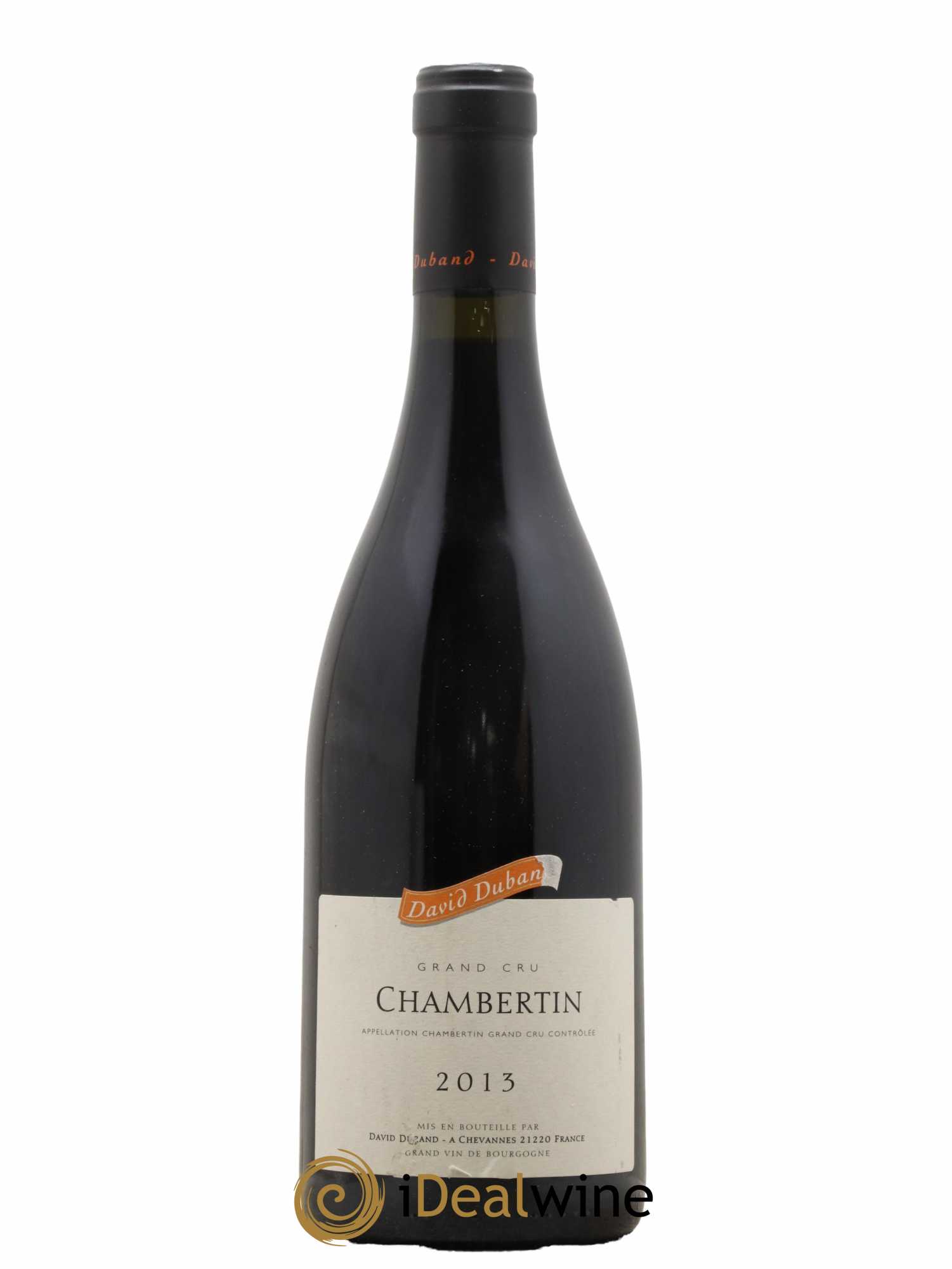 Chambertin Grand Cru David Duband (Domaine)  2013 - Lot de 1 Bouteille