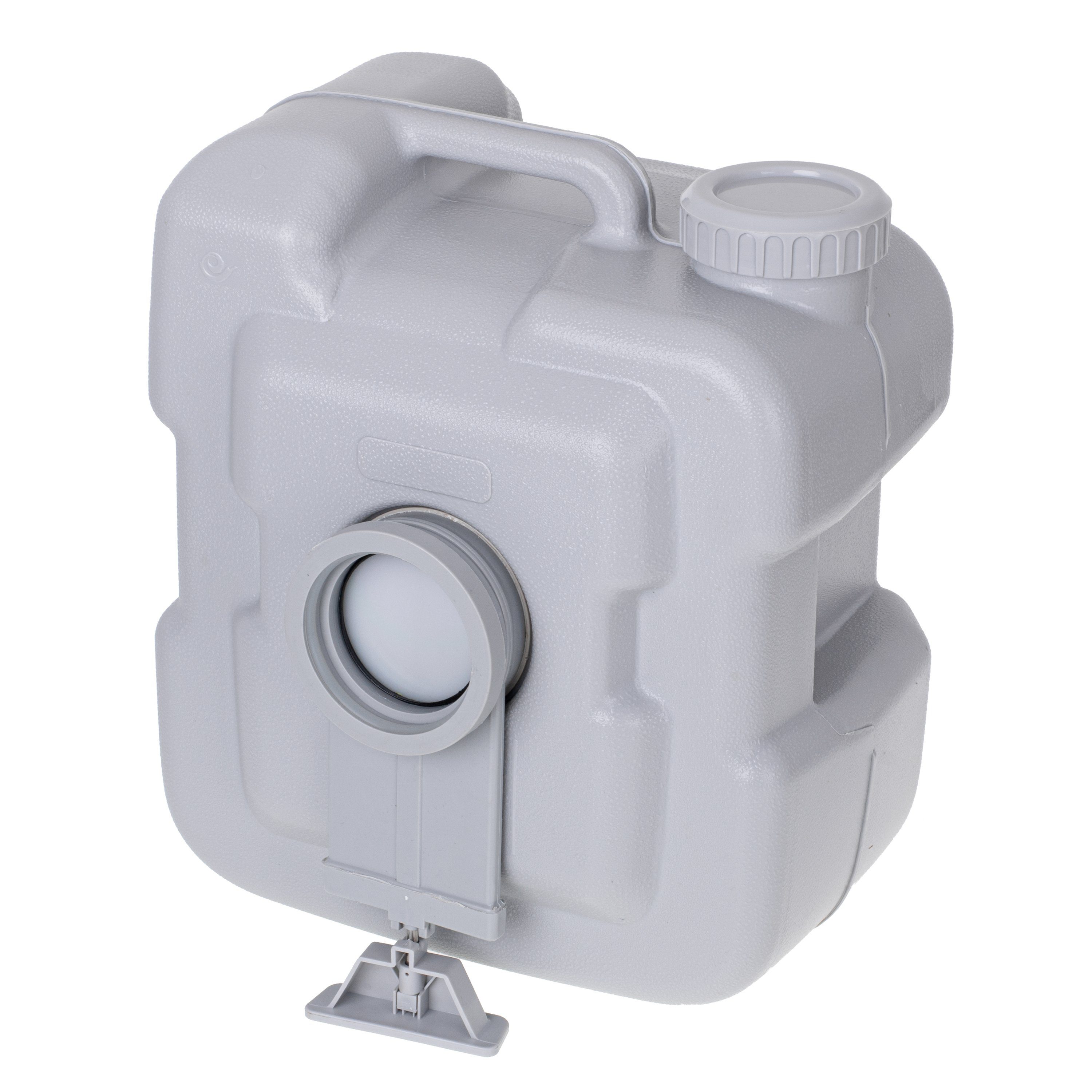 JUNG Campingtoilette CAMRY CR1035 Campingtoilette ohne Chemie 13L Spülwassertank bis 115kg, (ideal auch für die Versorgung Bewegungseinschränkter Personen, Mobiles WC, Toilet für Camping, Festivals, Notfälle, Tragbare Toilette), 20L Behälter mit Stop