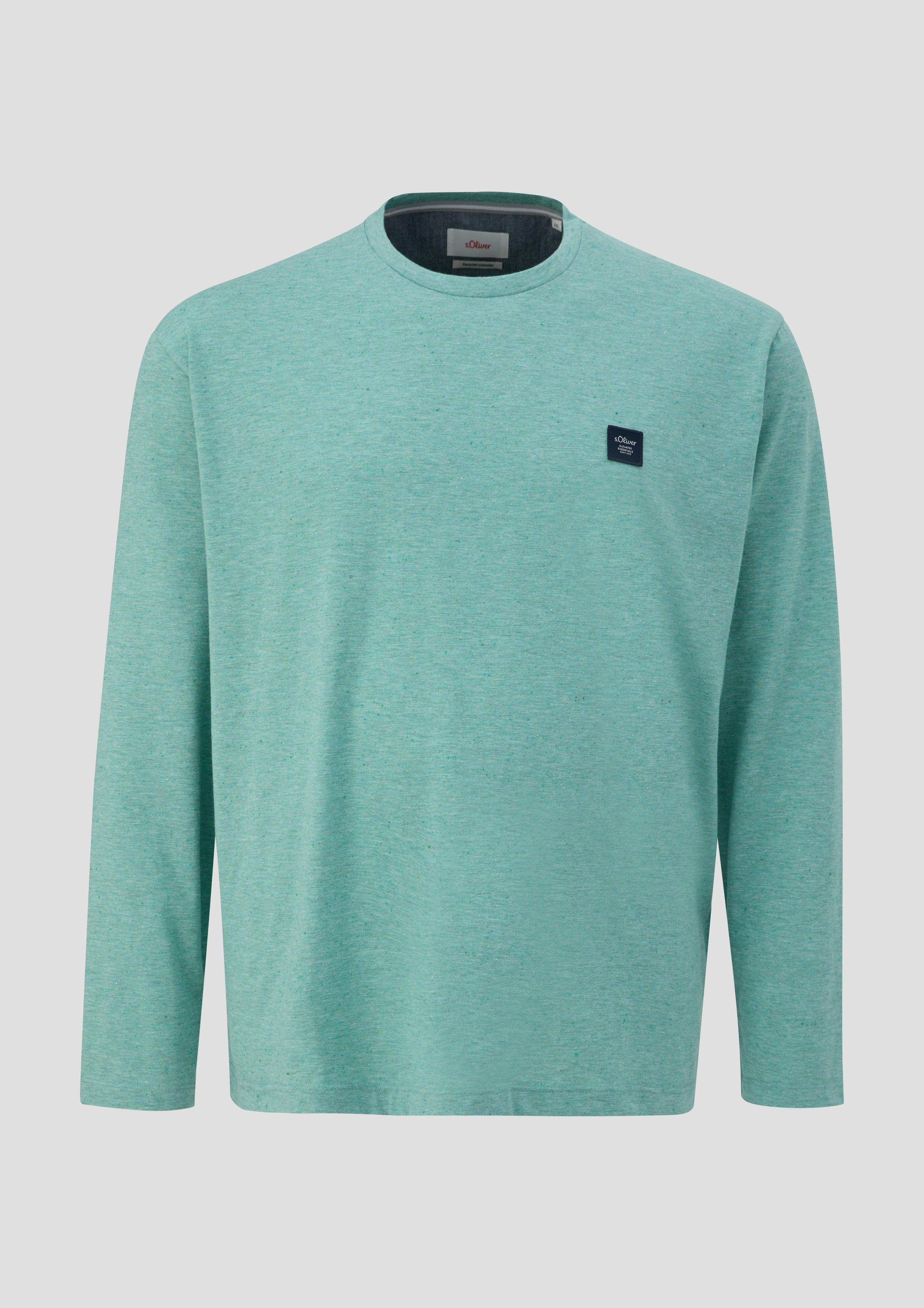 Meliertes Langarmshirt  2143396-65W2