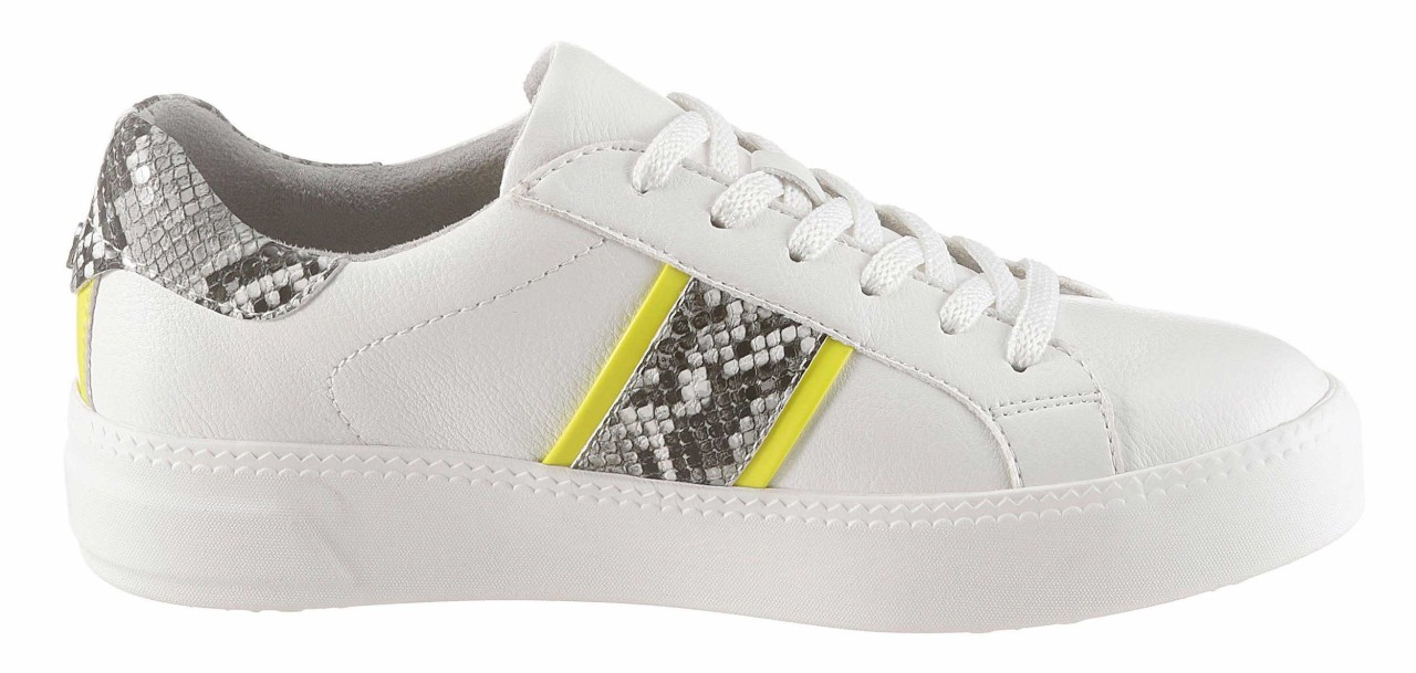 TAMARIS Sneaker weiss Da.-Schnürer