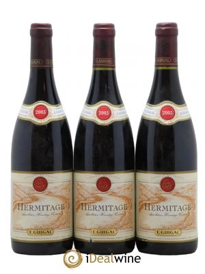 Hermitage Guigal  2003 - Lot de 3 Bouteilles