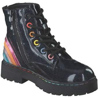Claudia Ghizzani Schnür Boots in blau