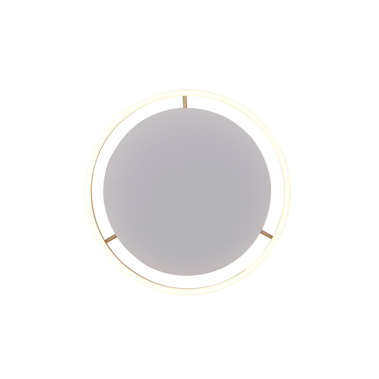 JUST LIGHT LeuchtenDirekt LED Deckenleuchte RITUS, rund, 3-Stufen Dimmer, 3000Kelvin,  Innenleuchte, IP20