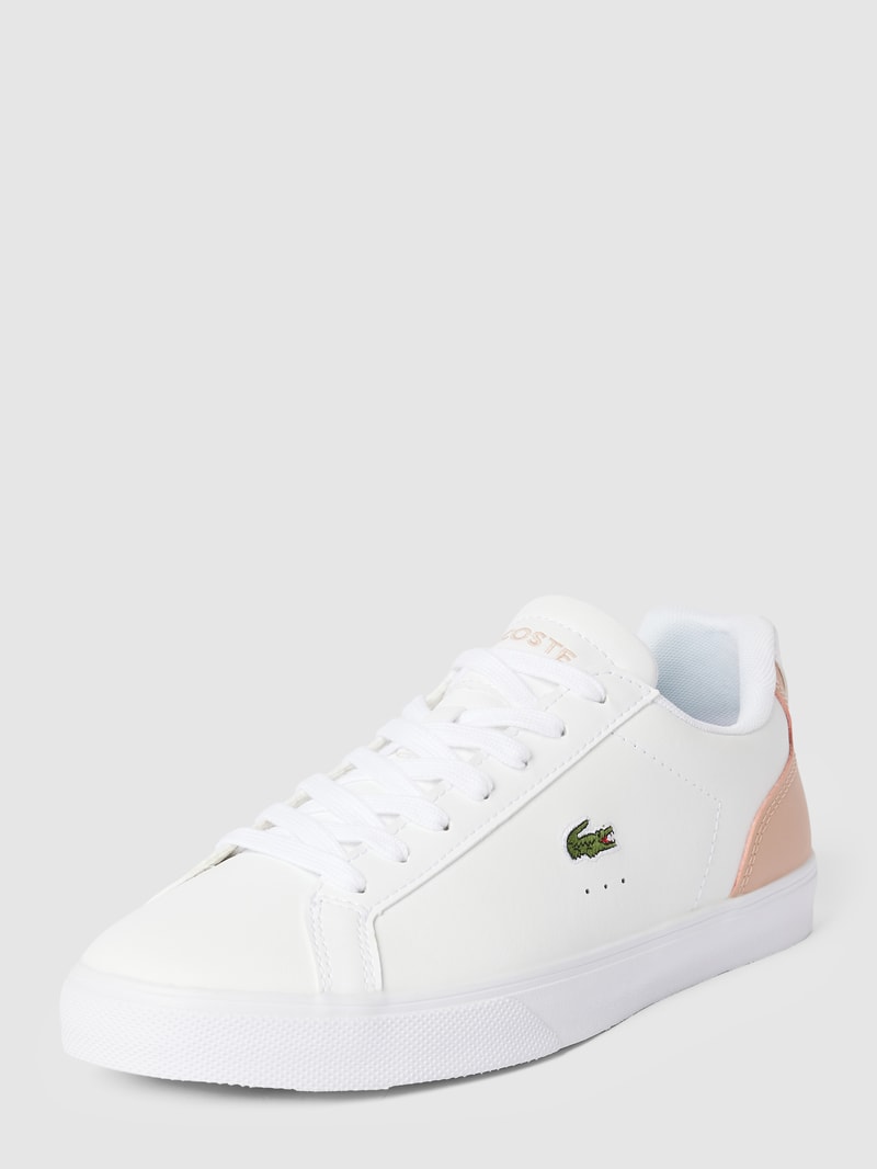 Sneaker mit Logo-Stitching Modell 'LEROND' in weiß
