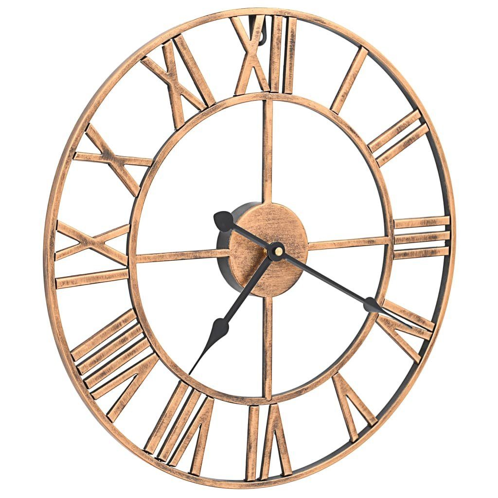vidaXL Wanduhr Wanduhr Metall 40 cm Golden