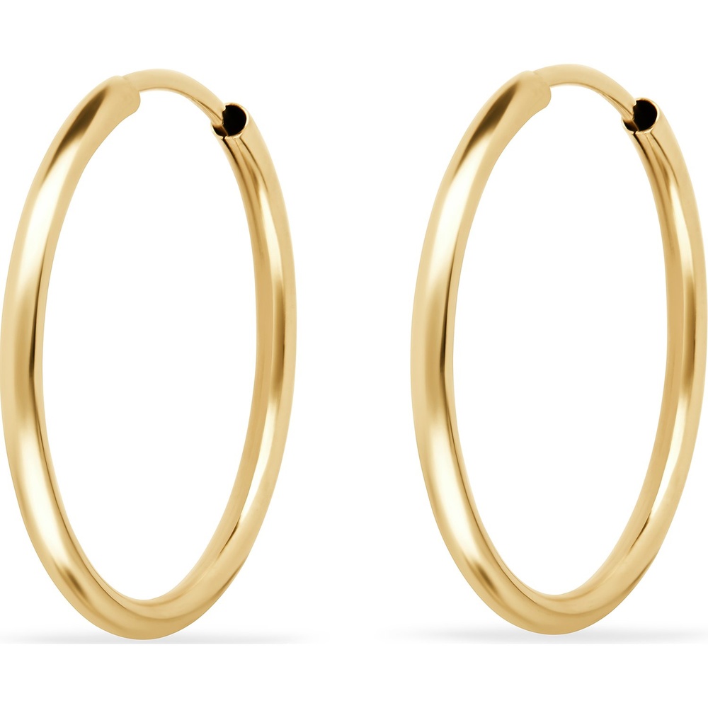 FAVS Créoles 585 Or jaune Boucles d'oreilles