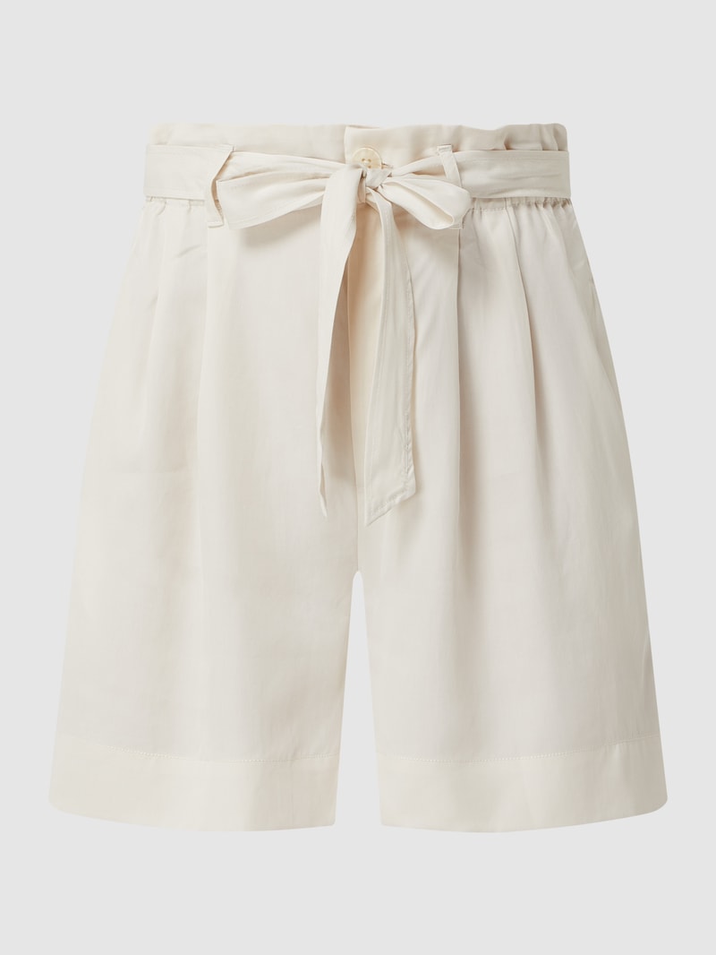 Shorts mit Paperbag-Bund Modell 'Smart' in sand
