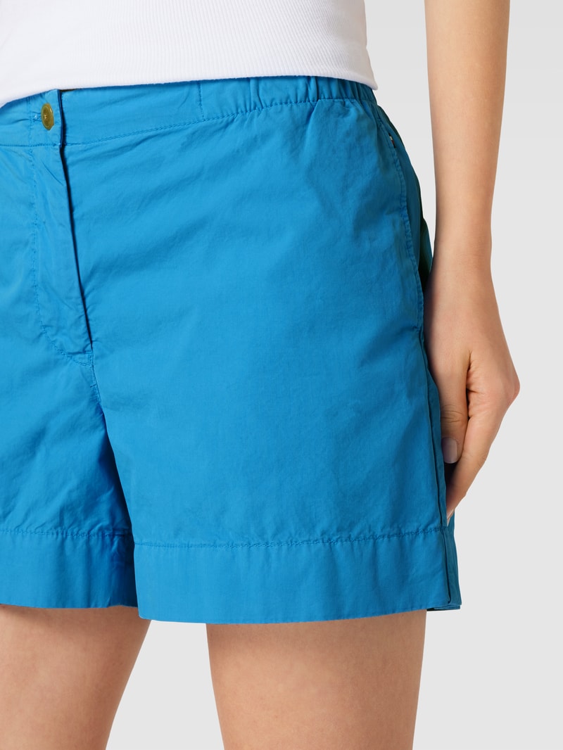 Shorts mit elastischem Bund in ozean blau