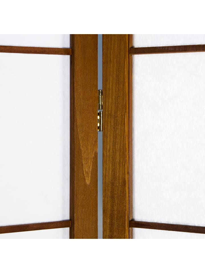 Homestyle4u 5-tlg. Paravent Shoji in Braun 220x175 cm günstig kaufen onesize