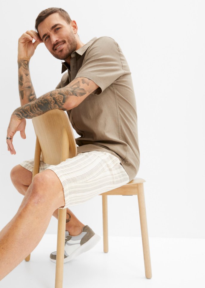 Loose Fit Chino-Bermuda