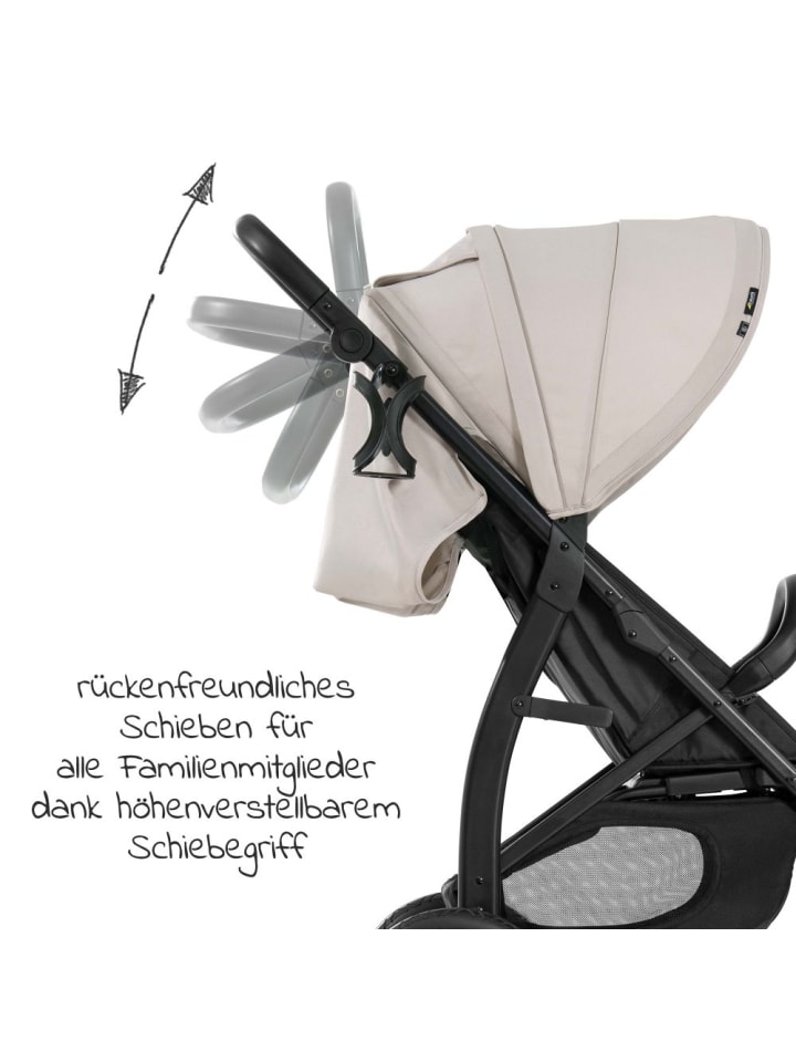 Hauck Buggy Rapid 4D (bis 25 kg) - XL Verdeck & All-Terrain in schwarz,gruen günstig kaufen onesize