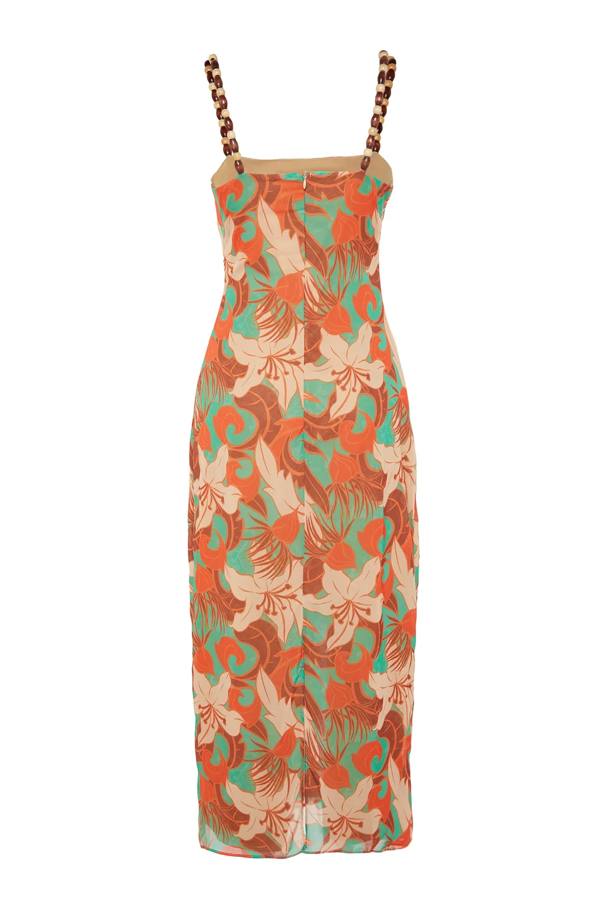 Trendyol Collection  Mehrfarbiges, gewebtes Trägerkleid TWOSS23EL02206